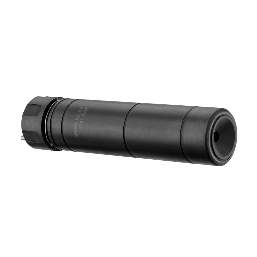 Silencieux SAI M80K cal 5.56 avec fixation QD pour cache flamme A2