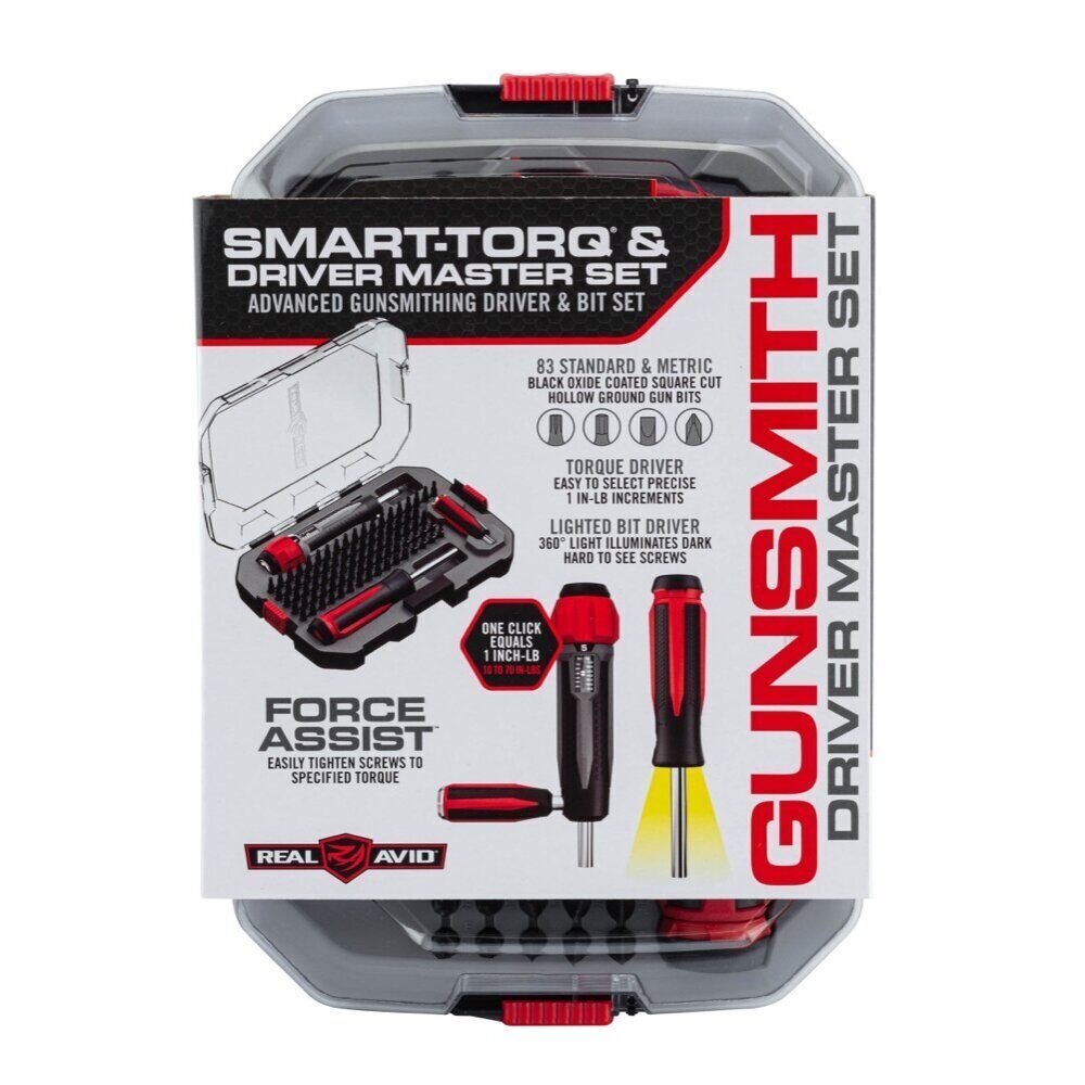 Tournevis avec 83 embouts et tournevis dynamométrique SMART TORQ