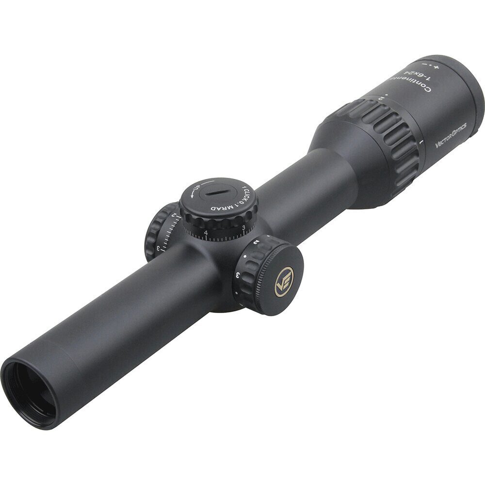 Vector Optics Lunette Continental X6 1-6×24 Sfp Ret Tactical Bdc