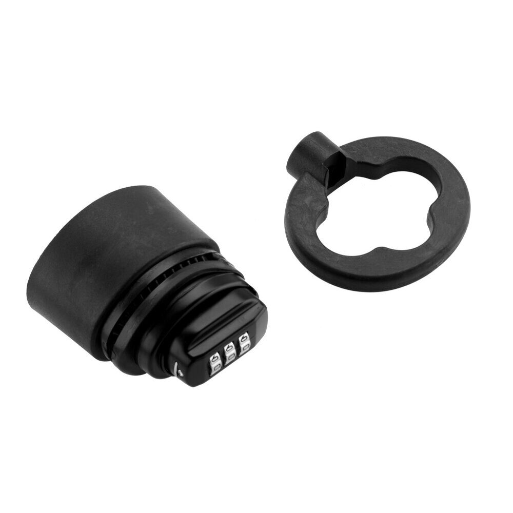 Verrou mural avec serrure à clef ou à combinaison et anneau support. Support mural pour arme avec verrou à clef