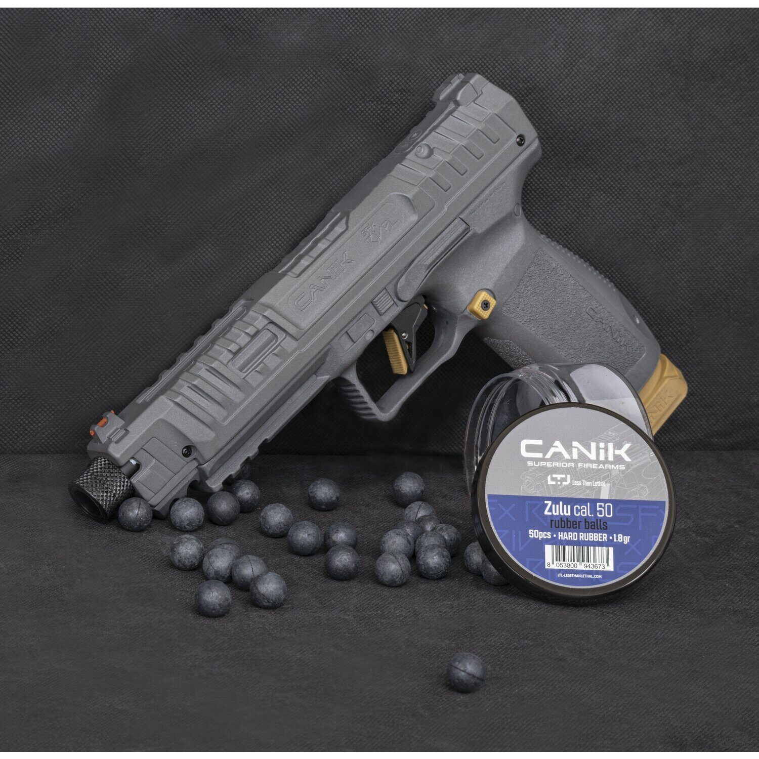 Pistolet Canik Rival Competition CO2 C50 Silver/gold – Image 5