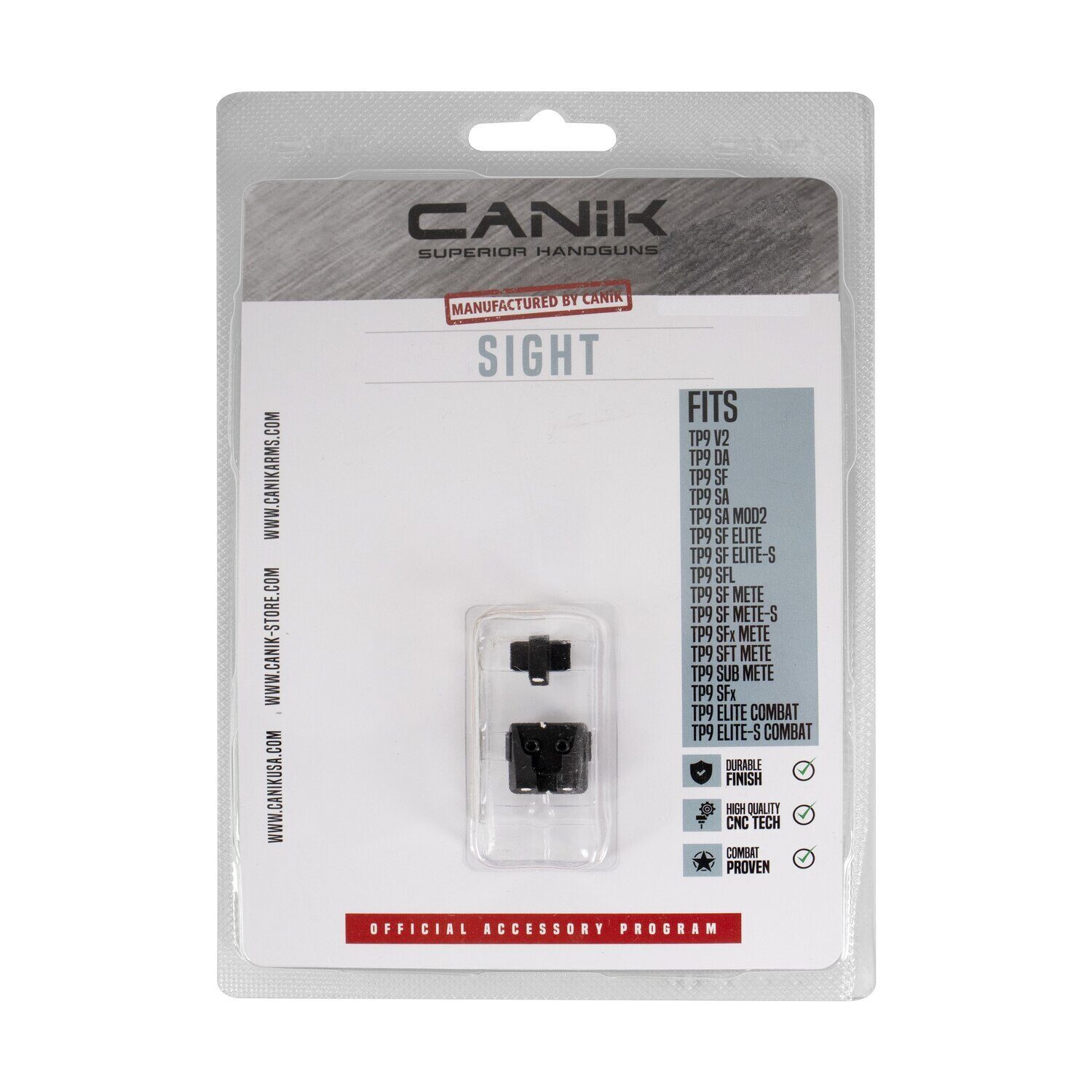 Canik Hausse et Guidon 3 Points Blanc TP9 – Image 2
