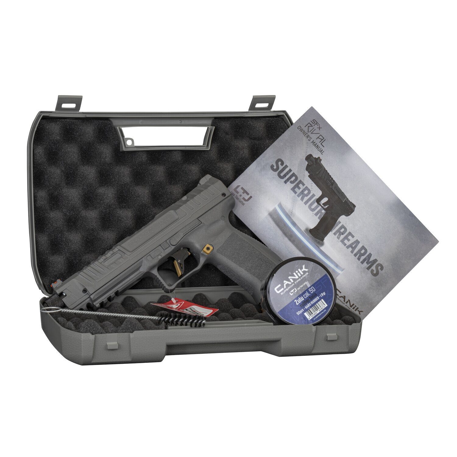 Pistolet Canik Rival Competition CO2 C50 Silver/gold – Image 4
