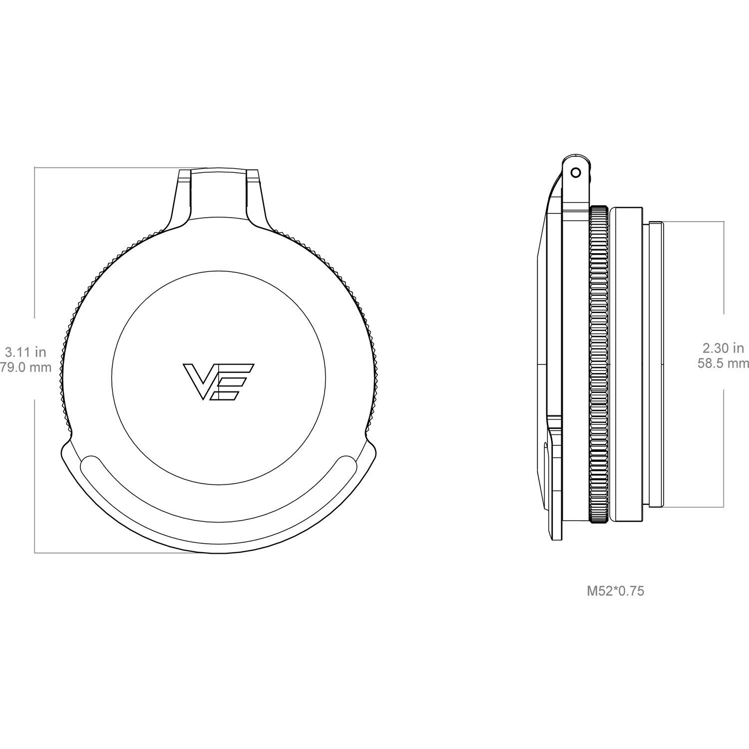 Vector Optics Protection Flip Up 50 mm – Image 5