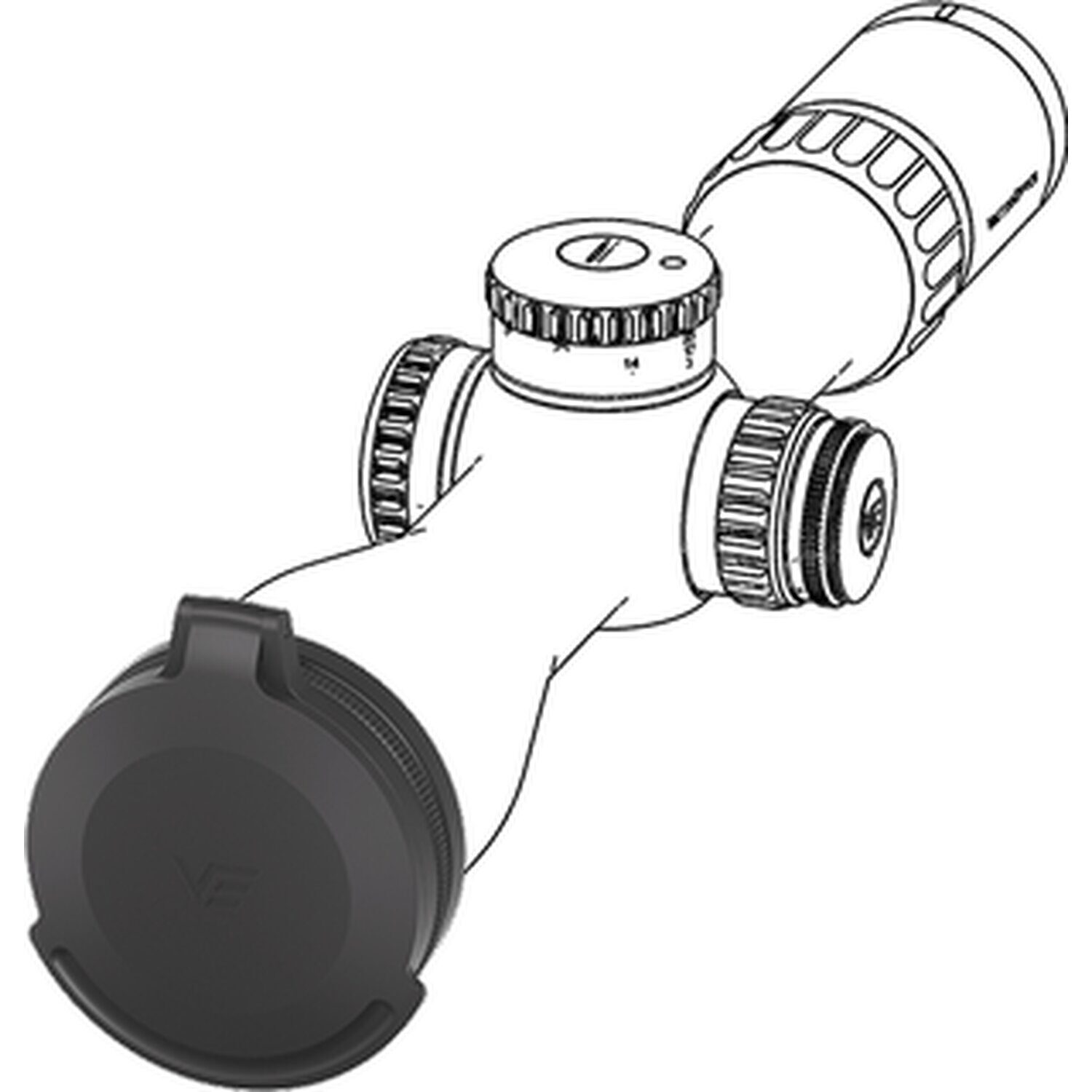 Vector Optics Protection Flip Up 50 mm – Image 3