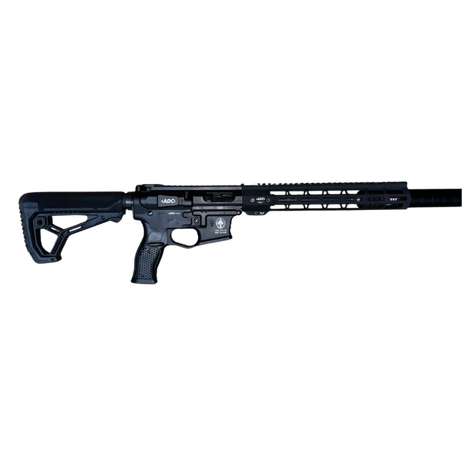 CARABINE ADC AR9 SILENCE CAL9X19 NOIR 95 GARDE MAIN 125 AVEC A TEC PMM6 1 2X28