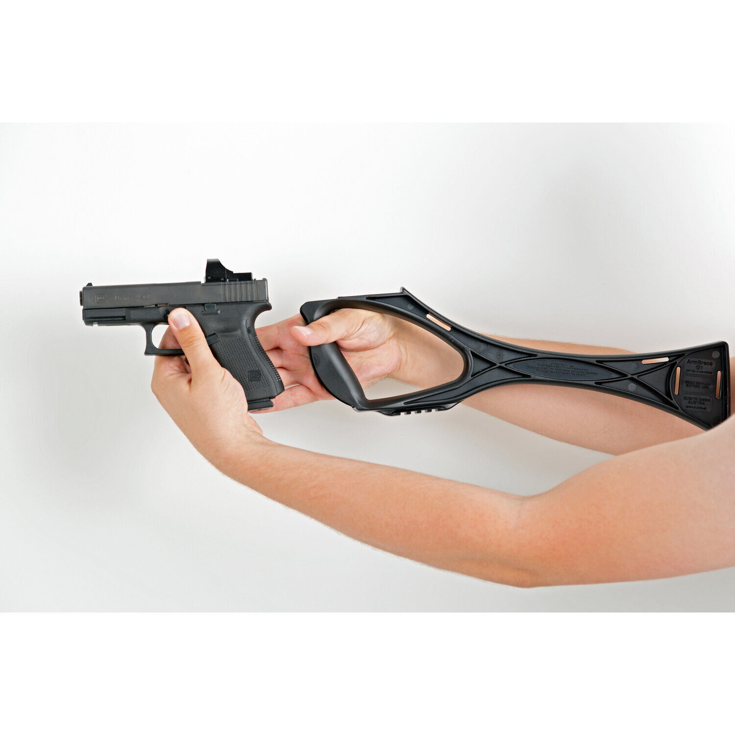 Crosse Tactique Armbrace FDE pour Pistolet Canik Tp Sans Puits de Chargeur – Image 4