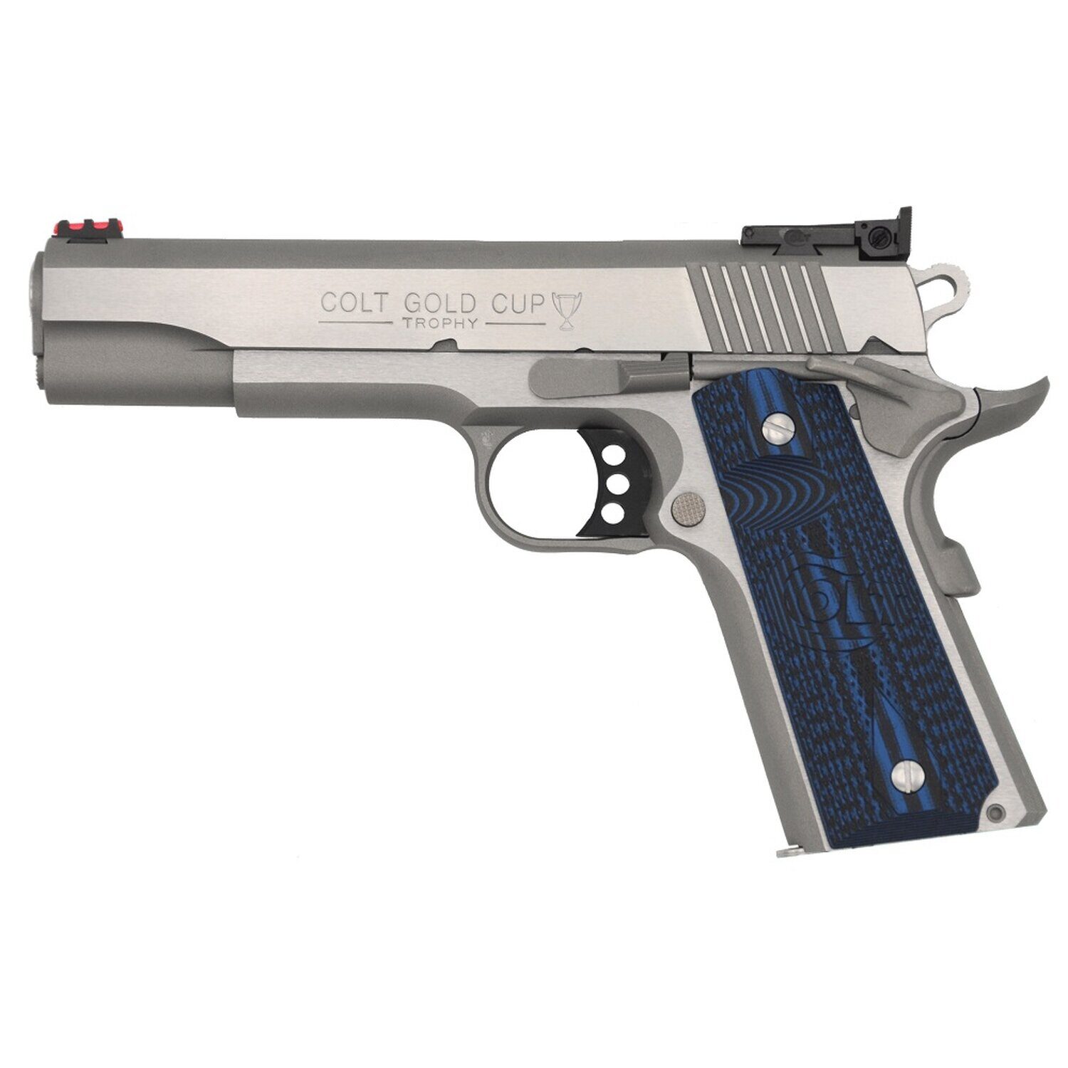 Pistolet Colt Gold Cup Lite 5″ Inox Brosse .45 ACP