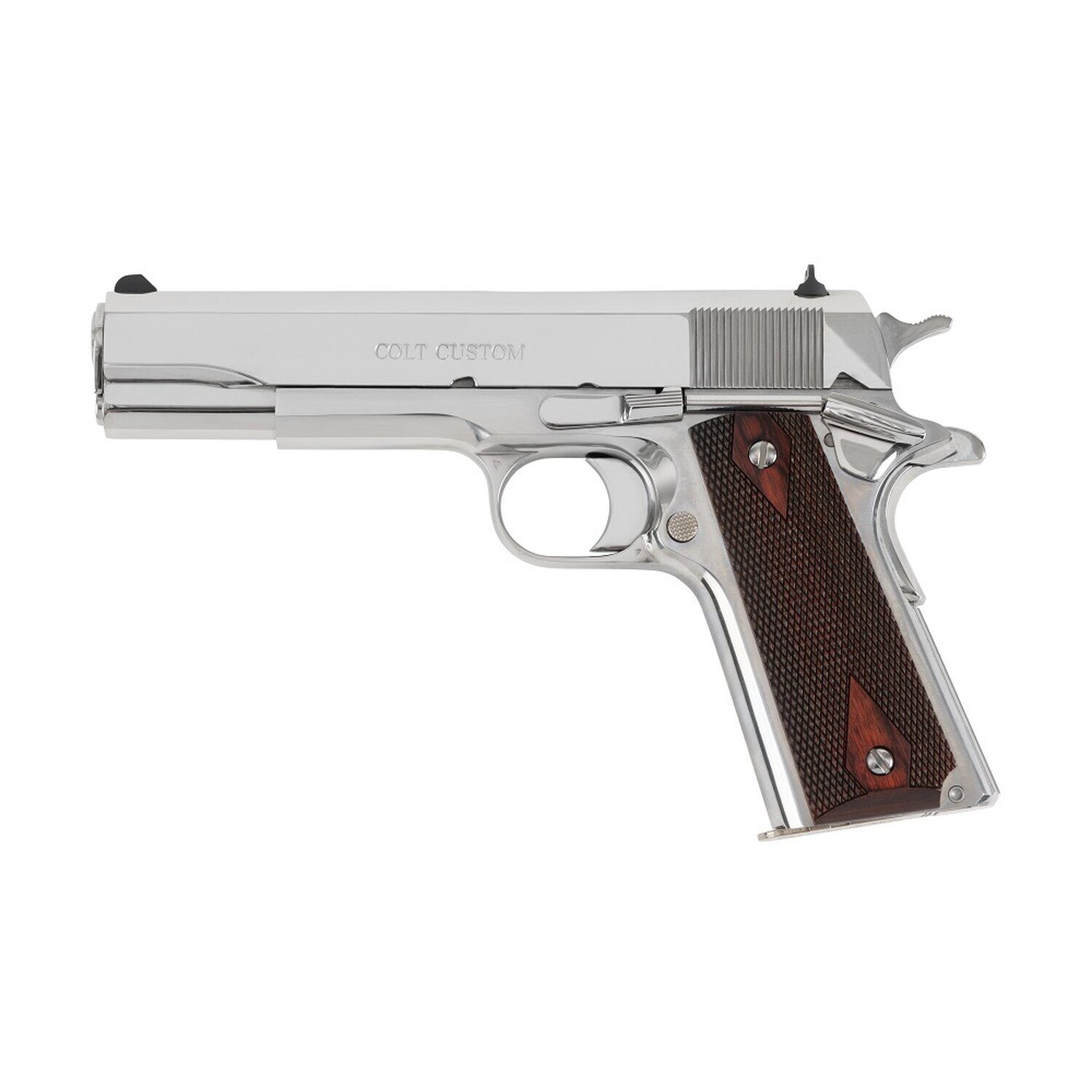 Pistolet Colt Govt Model .38 Super 5″ Bright Stainless
