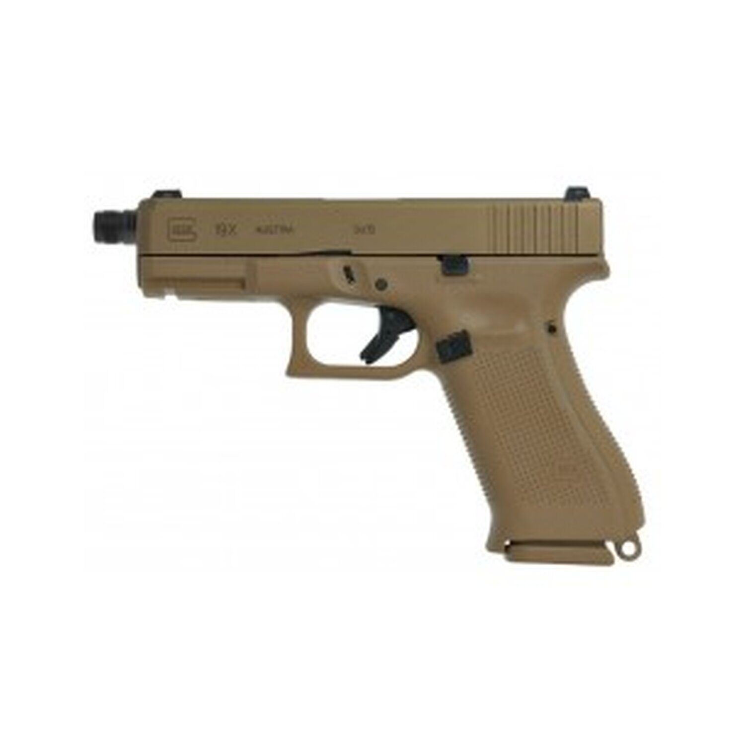 Pistolet Glock 19X Fileté 13X5X1 Gauche