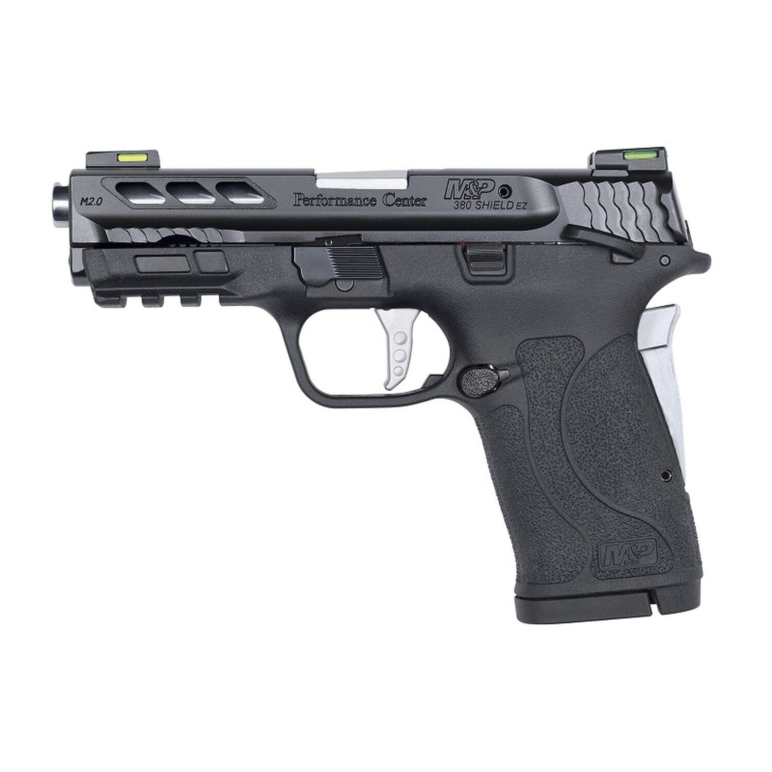Pistolet S&W M&P380 Ported PC Shield EZ Silver Barrel .380 Auto Smith & Wesson