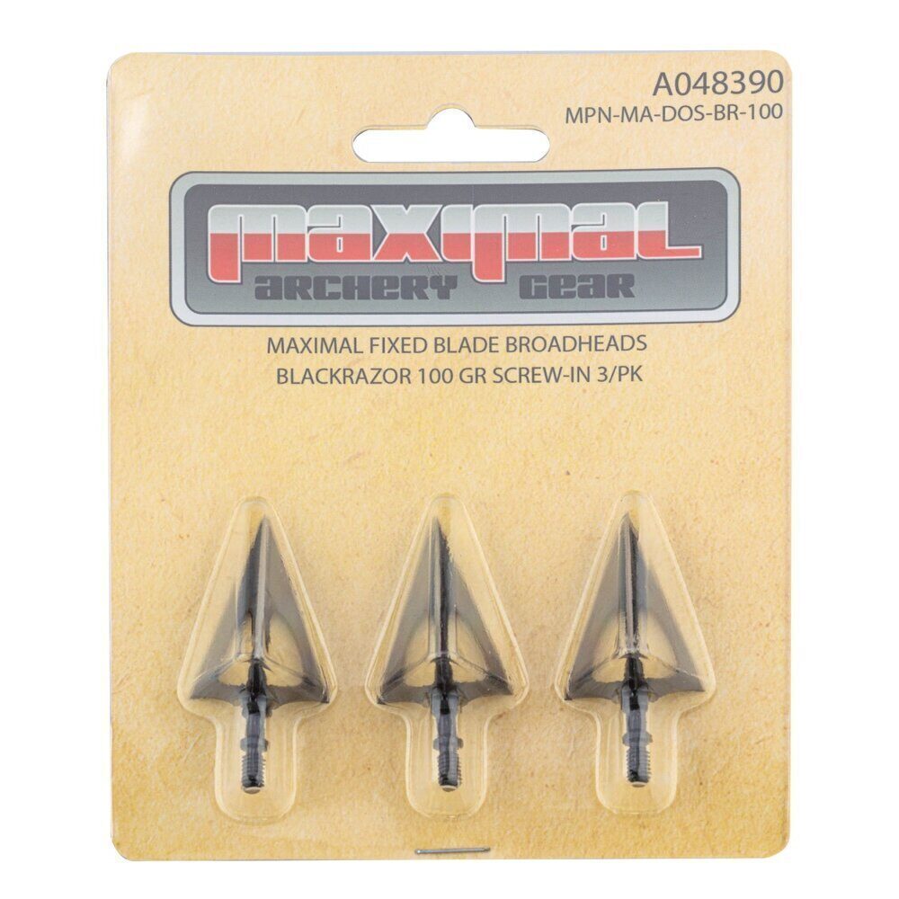 Pointes de Chasse Maximal Blackrazor 100 gr CHASSE OPTIQUE