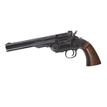 Revolver Asg Schofield 6″ CO2 Black Full Metal 4.5 Plombs