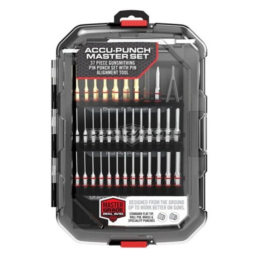 Set de chasse goupille REAL AVID 37 pièces Set CHASSE OPTIQUE