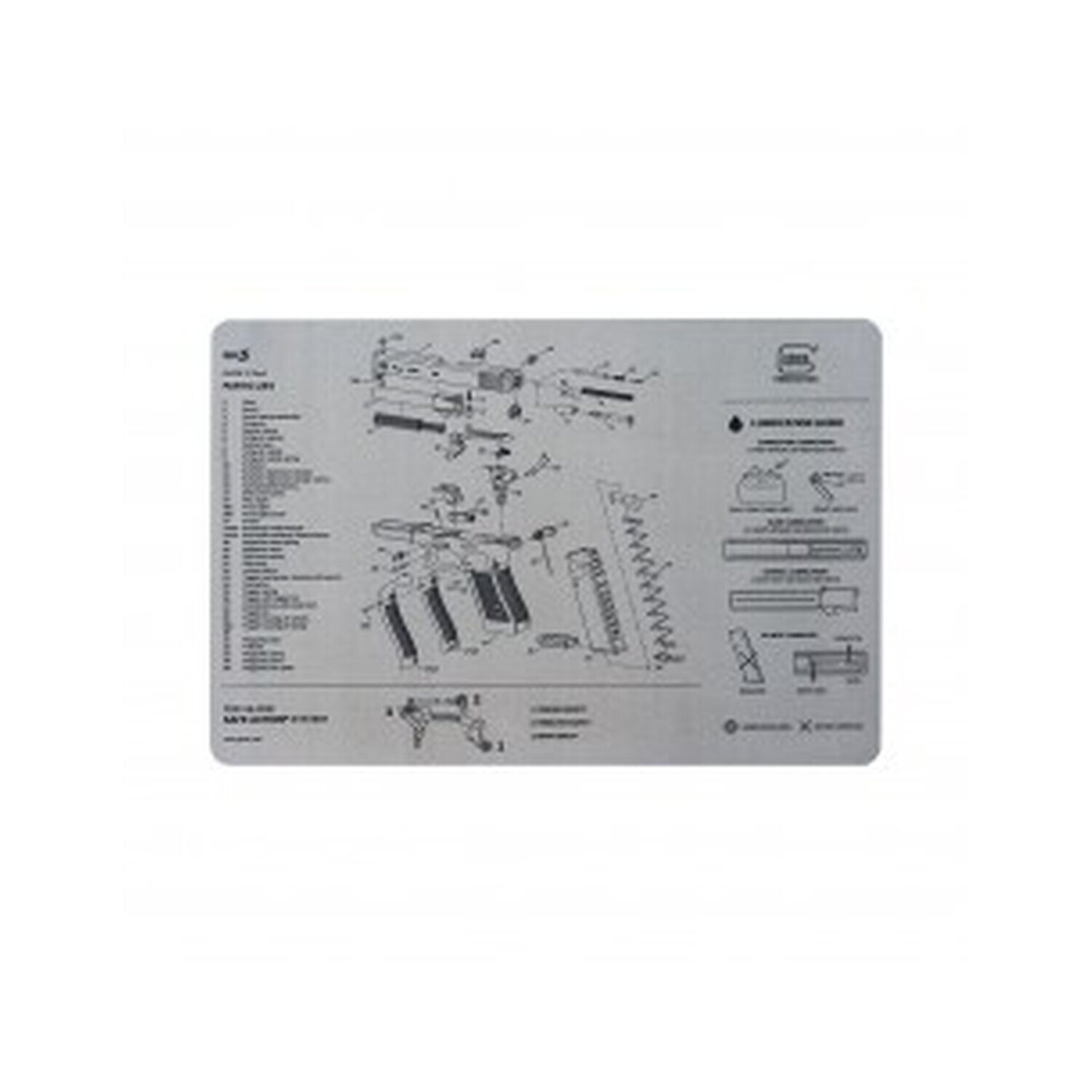 Tapis Glock de Demontage et D Entretien