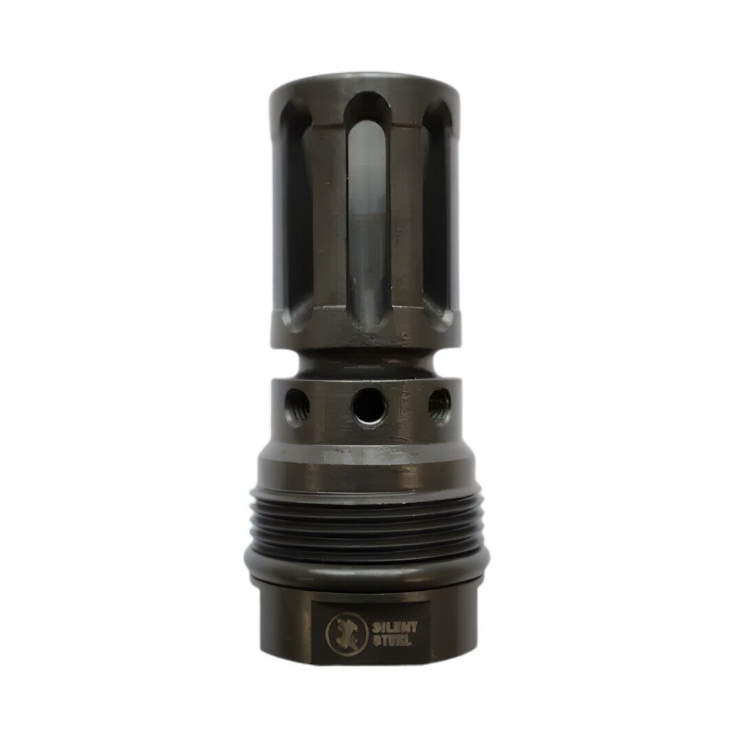 A2 QD Flash hider frein de bouche compensateur Silent Steel