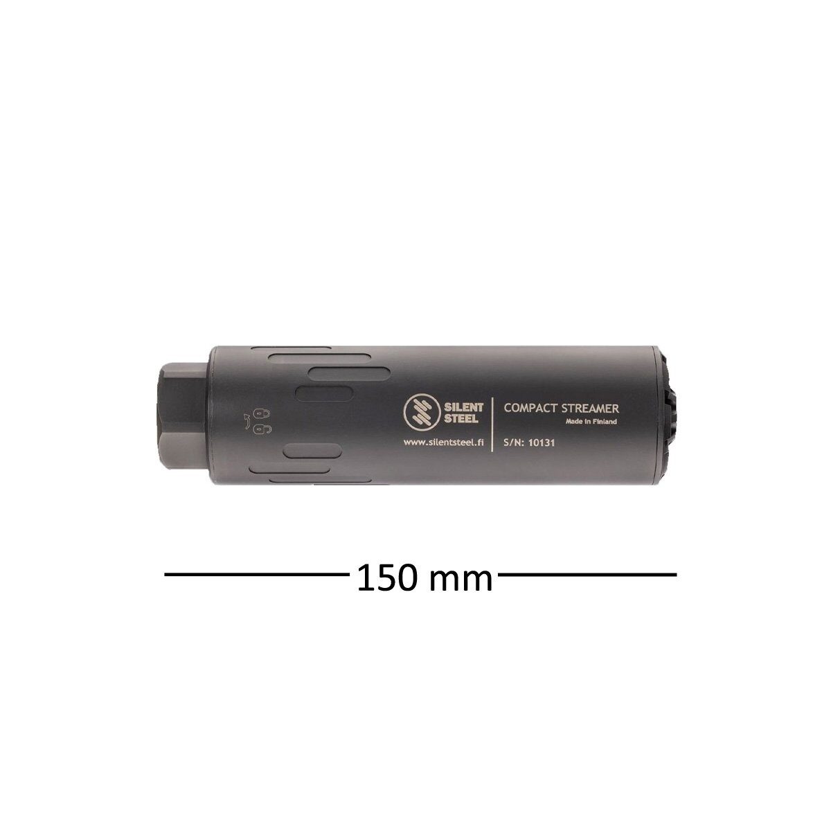 Compact Streamer acier QD (Gen 3) Silent Steel